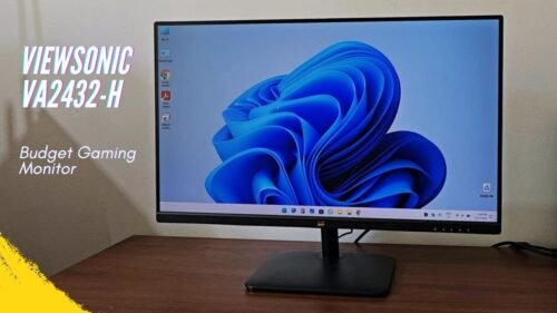 شاشة Viewsonic Va2432 - بدقة Full HD - مع 105% SRGB - تردد 100 هرتز