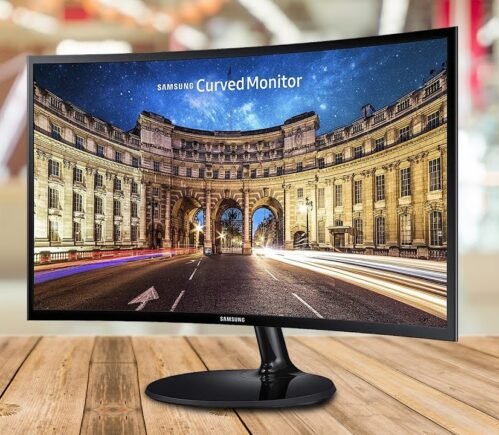 شاشة samsung c27f390 curved - شاشة curve بحجم 27 بوصة - بدقة Full HD